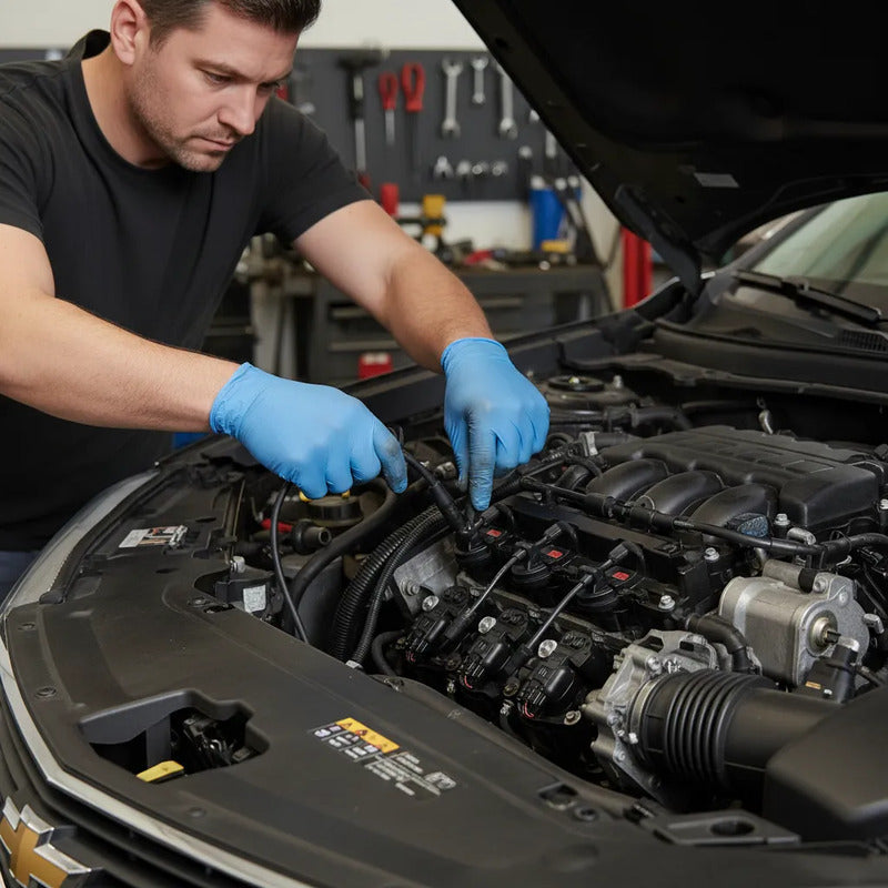 Cables De Bujia Chevrolet S10 Max 2022/2025. 2.4lts Original Azul