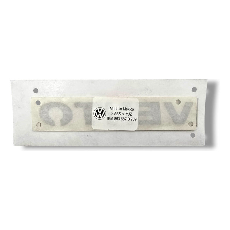 Emblema Cajuela Vw Letras Vento 13/22 1.6 Lts. Vw Original Cromado