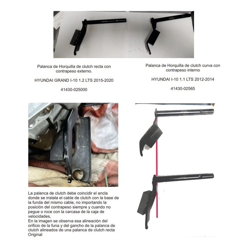 Kit Horquilla Collarin Resorte Clutch Hyundai I10 Original