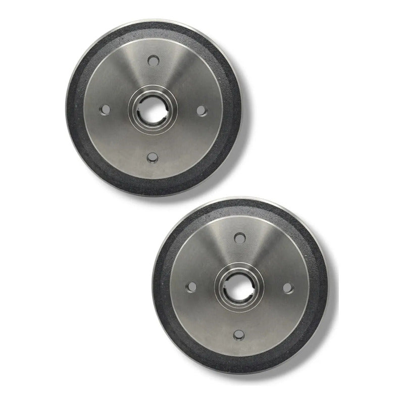 Par Tambores Freno Delanteros Vw Sedan Vocho 1600 4 Birlos