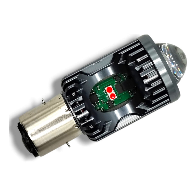 Foco Ba20d Lupa Multifuncion Luz Blanca/amarilla Azul Rojo