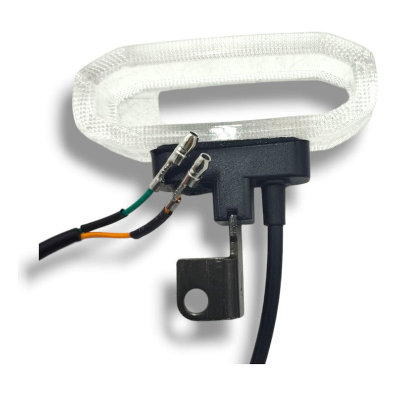 Par Direccional Led 12v Para Motocicleta Universal Italika Blanco