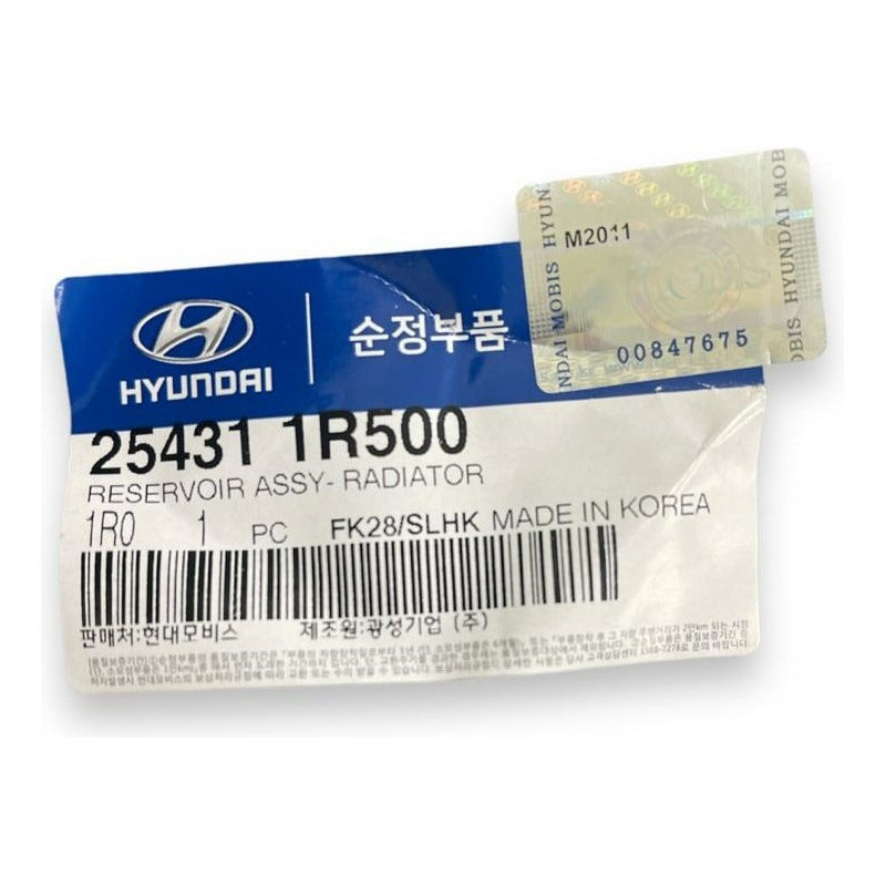 Deposito Anticongelante Hyundai Attitude 11/14 1.6 Lts. Oem