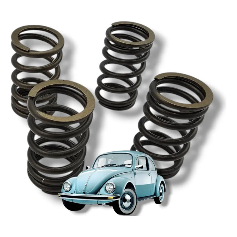 Kit 4 Resortes Valvula Vw Sedan Vocho Combi 1600 Motor Aire
