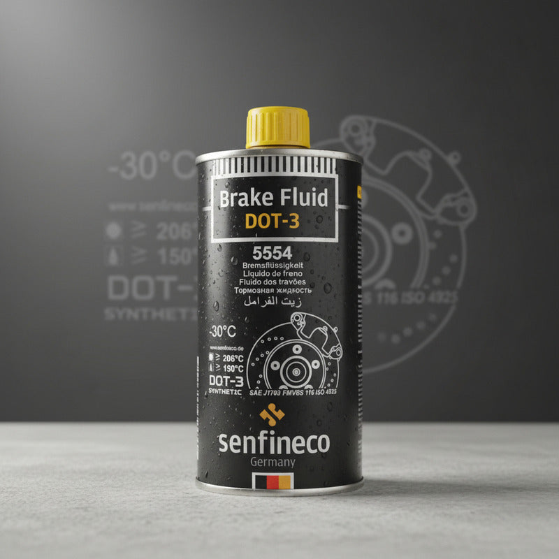 Liquido De Frenos Senfineco Dot-3 355ml, Aleman Original