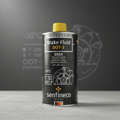 Liquido De Frenos Senfineco Dot-3 355ml, Aleman Original