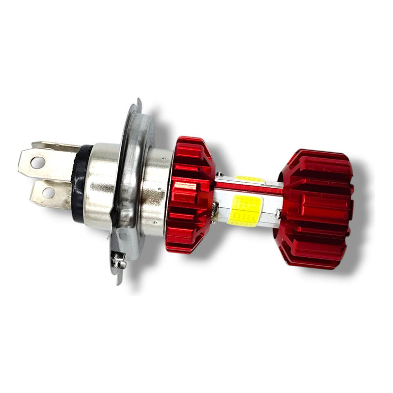 Foco Para Moto Led H4 Luz Alta/baja 6500k 12-80v 32 Watts