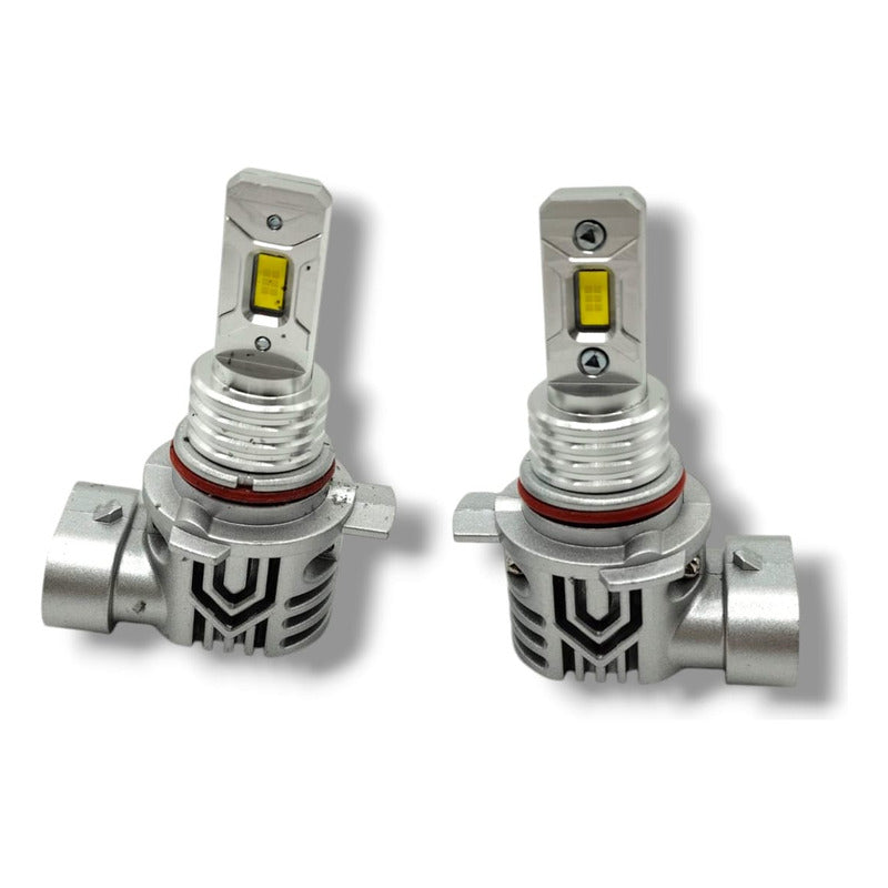 Kit De Focos Led 9012 10-30v 16w 1800lm 6500k H1 Blanco Blanco Frío