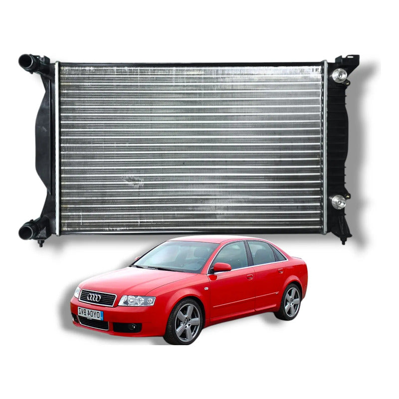 Radiador De Audi A4 Motor 1.8 2002-2005 Con Aire Original
