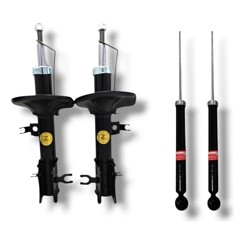 Kit 4 Amortiguadores P/ Aveo 2018-2023 1.5 C/cubrepolvos