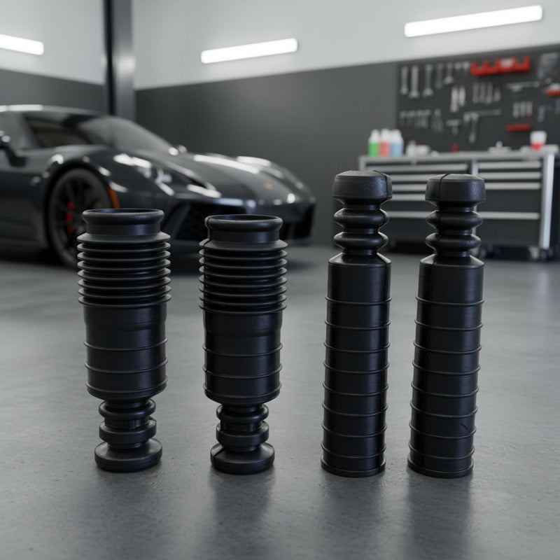 Kit Tope De Rebote C/cubrepolvo Amort. Nissan Versa,march