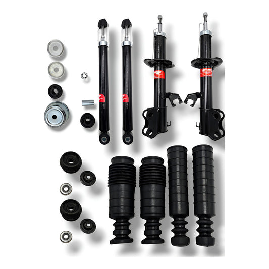 4 Amortiguadores Versa , March 11-17 C/ Bases Y Cubrepolvos