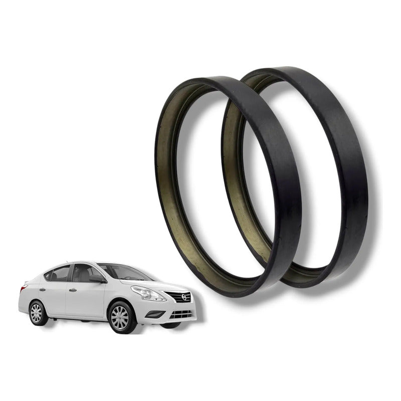 Kit 2 Anillos Sensor Abs Nissan Versa March Original