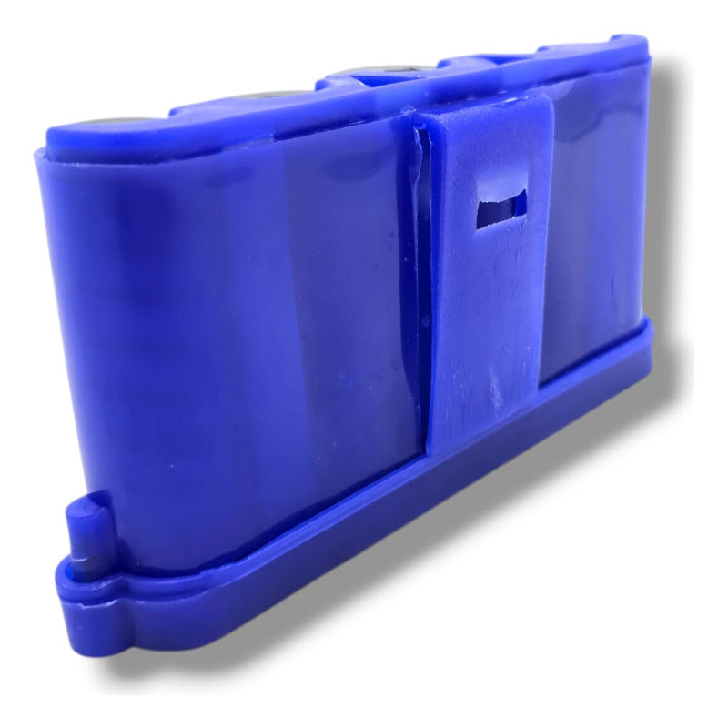 Marimba De Resorte Plástico Portamonedas Con Separador Azul Azul