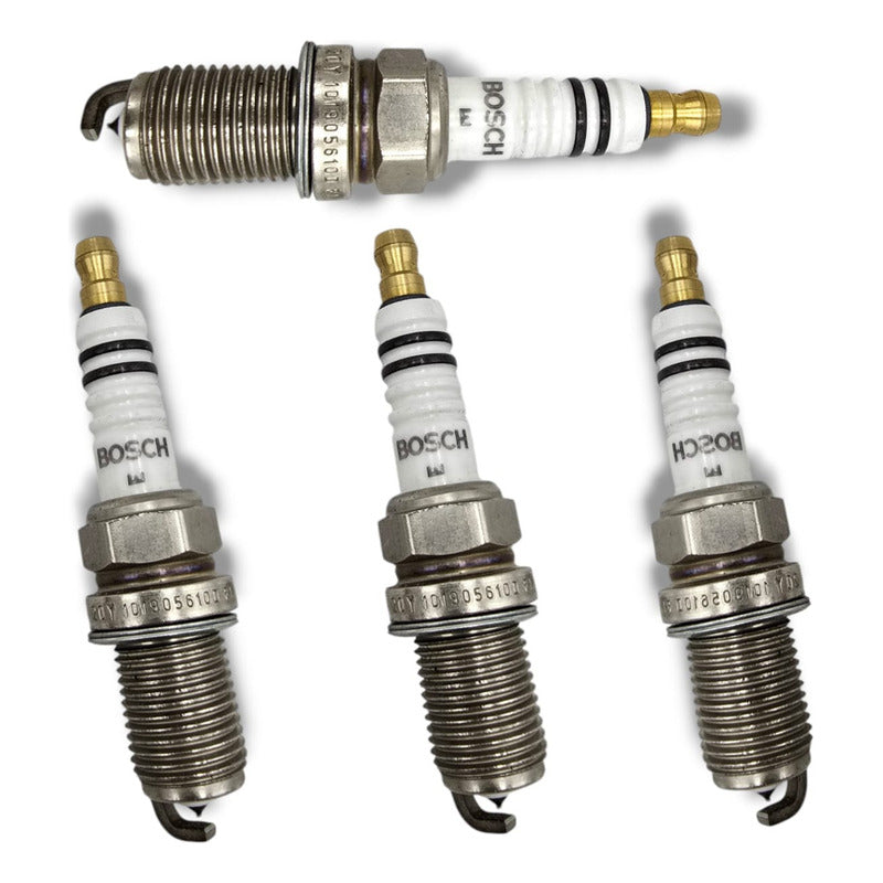 4 Bujias Encendido Platino Vw Jetta Bora Golf Polo Original