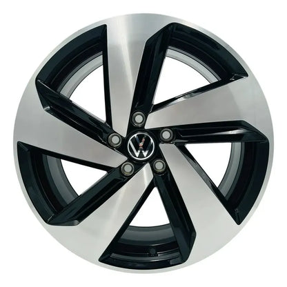 Rin De Aluminio Volkswagen Milton De 18  Con 5 En 112 Mm Negro