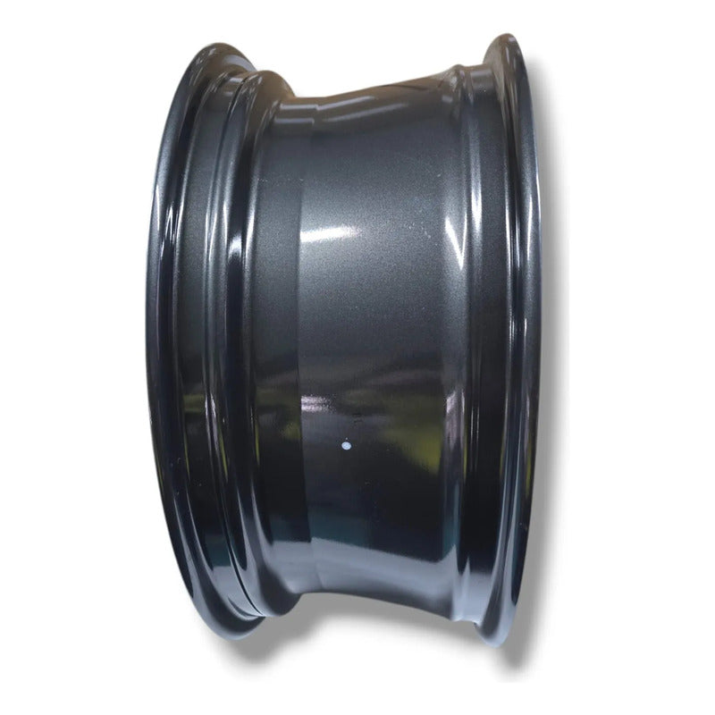 Rin De Aluminio Volkswagen 17 5/112 Gris Brillante Original Negro