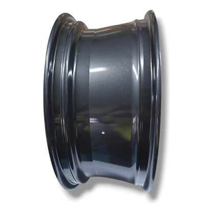 Rin De Aluminio Volkswagen 17 5/112 Gris Brillante Original Negro