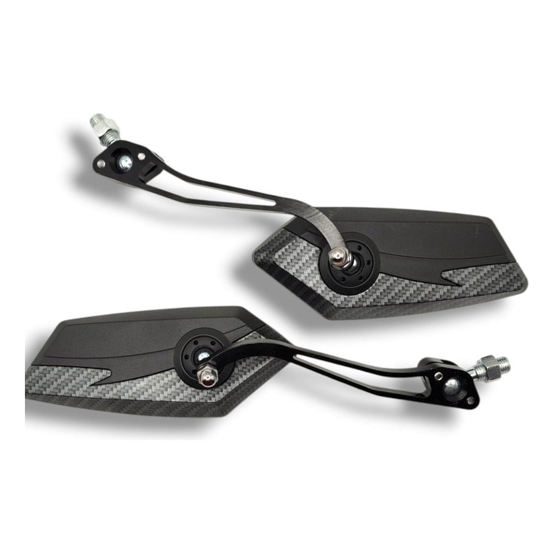 Juego Espejos De Aluminio Para Motocicleta Universal Premium