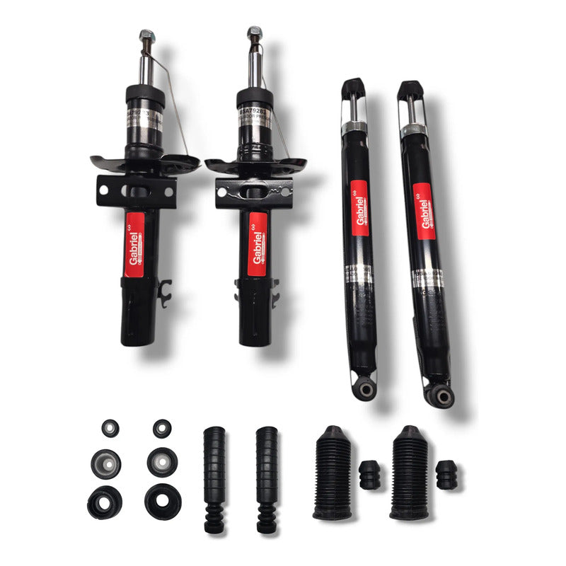 Kit Amortiguadores Gabriel Equipo Original Vento C/bases Y Gomas
