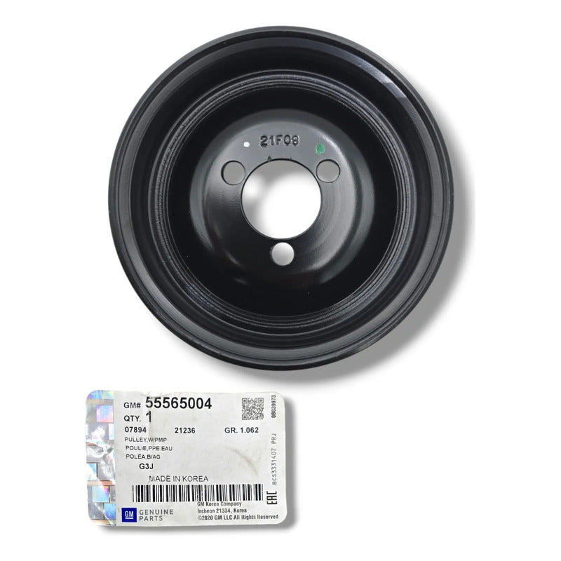 Polea Bomba Agua Sonic 1.6l 2012/2017 (10 Ranuras) Original