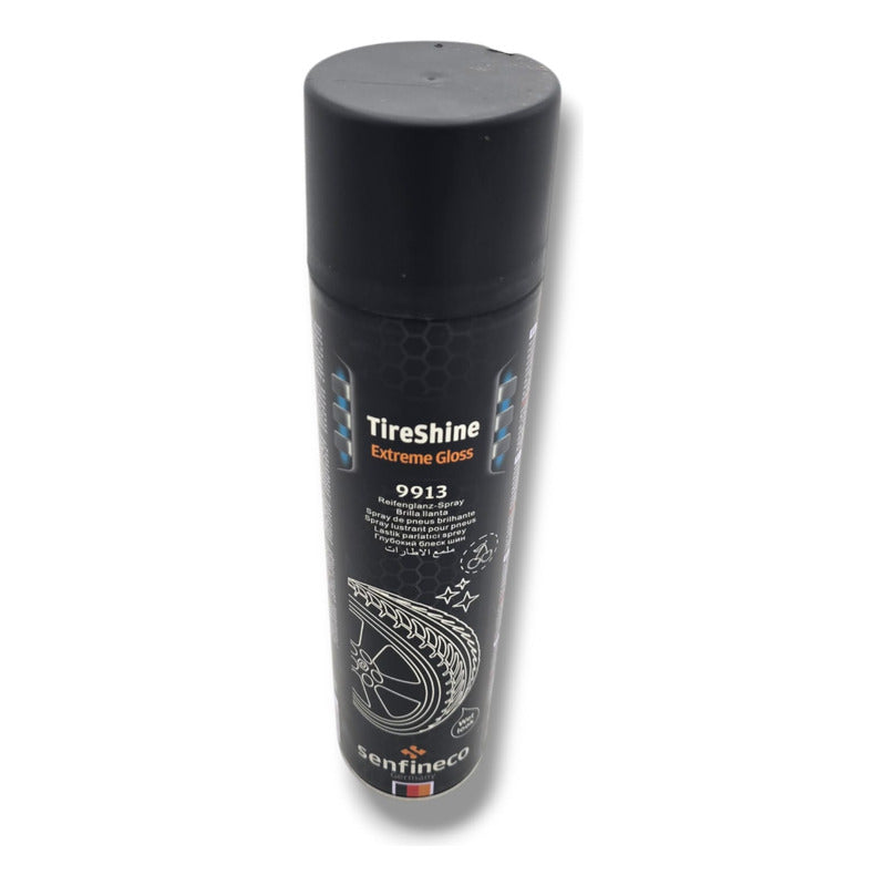 Abrillantador De Llantas En Aerosol Senfineco Aleman 650ml Negro