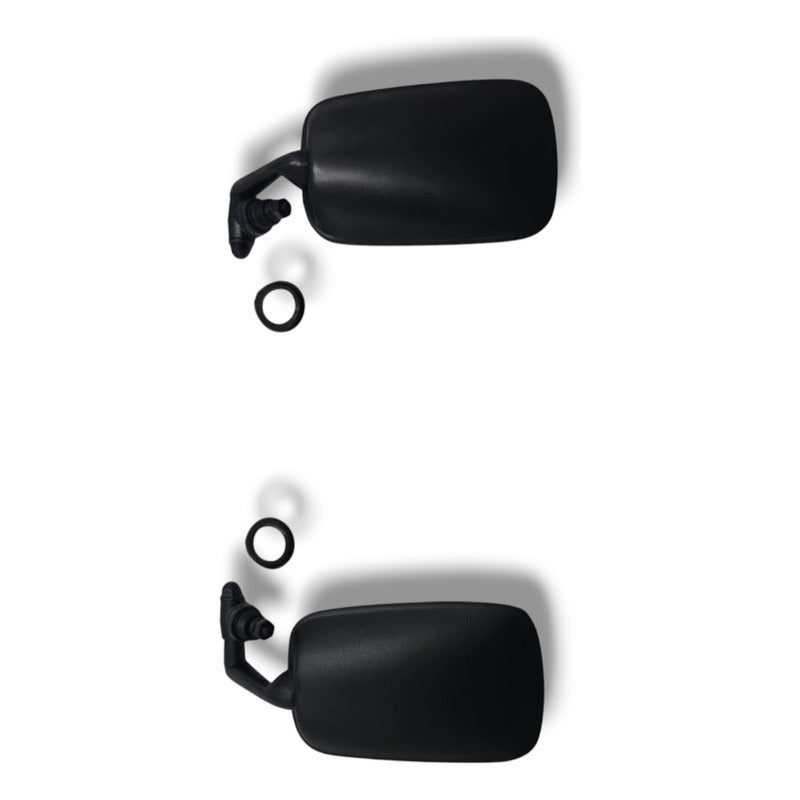 Par Espejos Der/izq Negros Vw Sedan 1600. (premium)