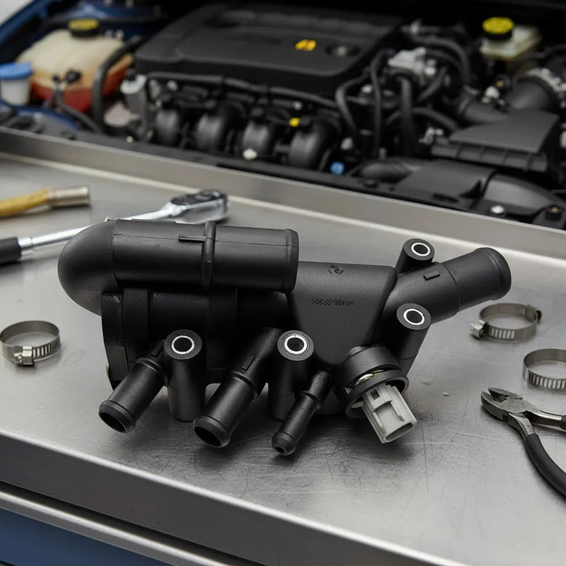 Toma De Agua Ford Fiesta Courier 1.6 C/termostato Original