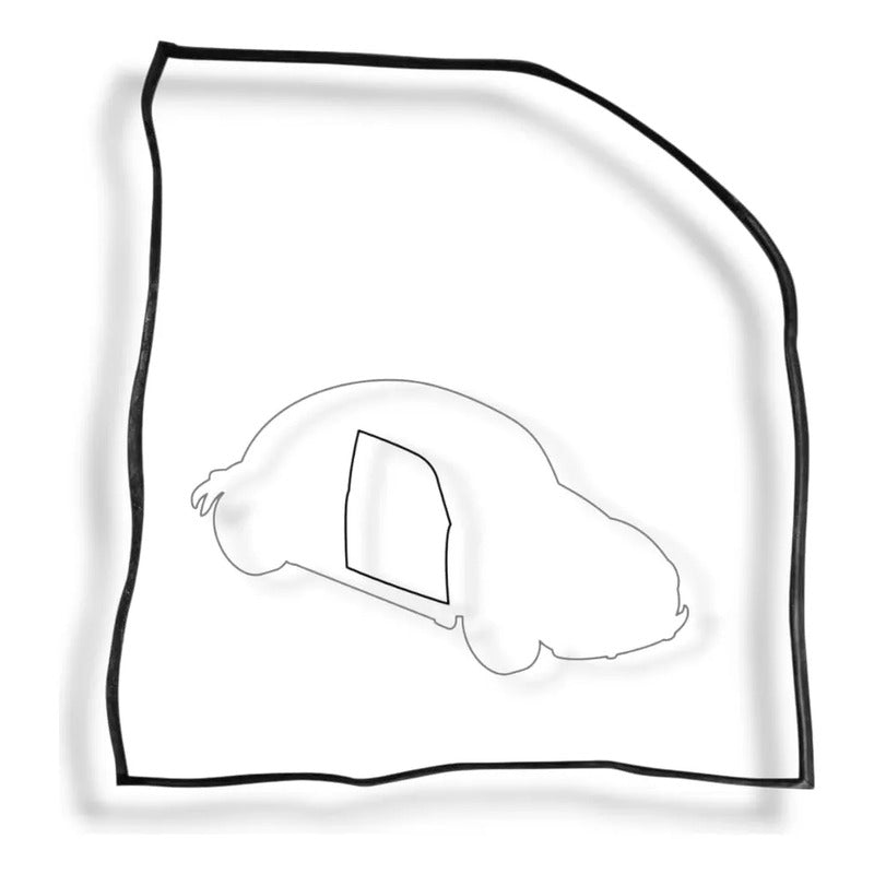Empaque Hule Puerta Derecha Vw Sedan Vocho Original Brazil