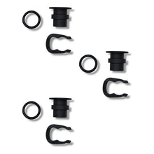 Kit Tapones De Agua Vw Jetta/golf A3 Con Ligas Y Seguros Negro