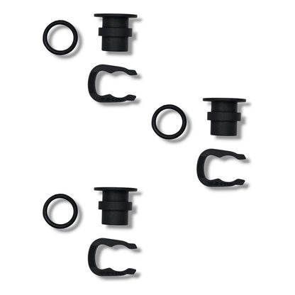 Kit Tapones De Agua Vw Jetta/golf A3 Con Ligas Y Seguros Negro