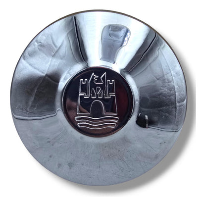 Jgo De 4 Polveras (tapón) Vw Logo Wolfsburg Para Vocho 1600 Plateado