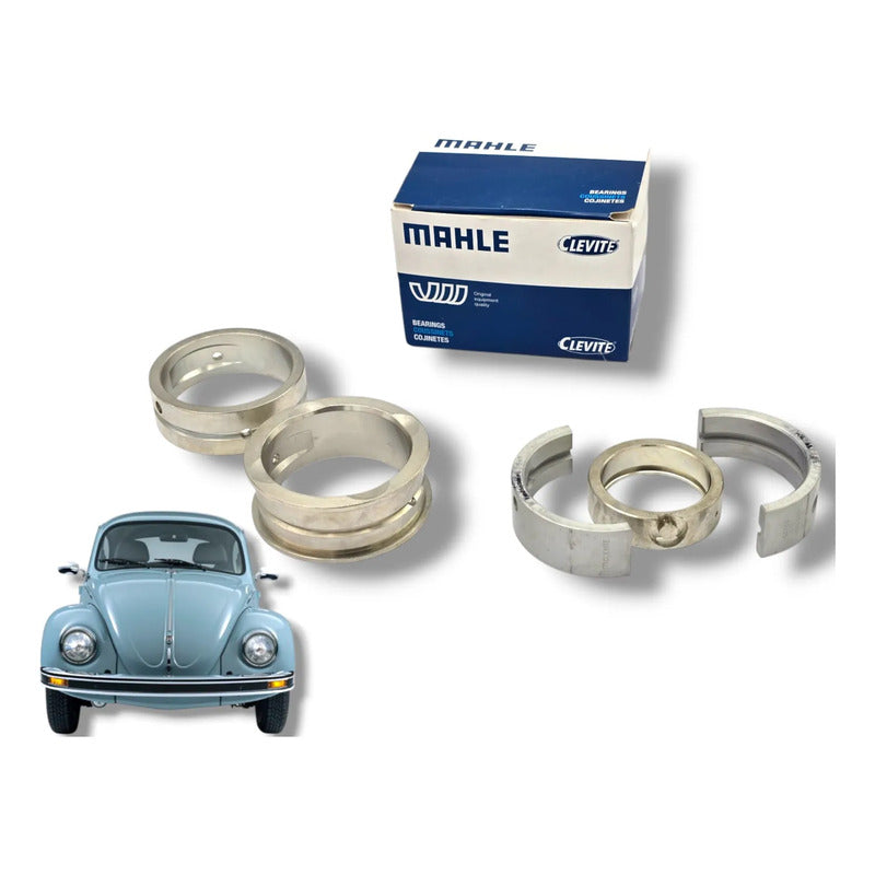 Juego Metales Bancada Cigueñal Vw Vocho 1200-1600cc .010 .25mm