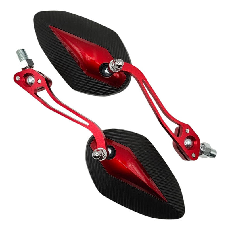 Juego Espejos De Aluminio Para Motocicleta Universal Premium