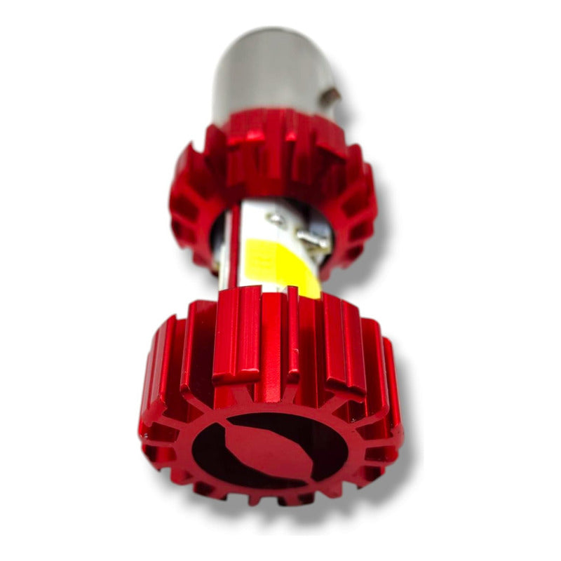 Foco C06/ba20d Led Cob 8 Caras Para Motos 12-80v 32w 6500kv Derecho/pasajero
