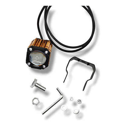 Faro Lente Optico, Luz Alta/ Baja Blanca 12v Premium Blanco