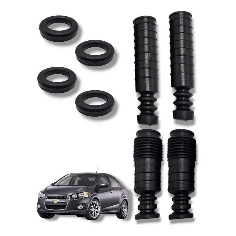 Kit Suspension Cubrepolvos Topes Aumentos Sonic Original