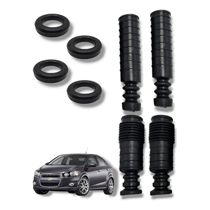 Kit Suspension Cubrepolvos Topes Aumentos Sonic Original