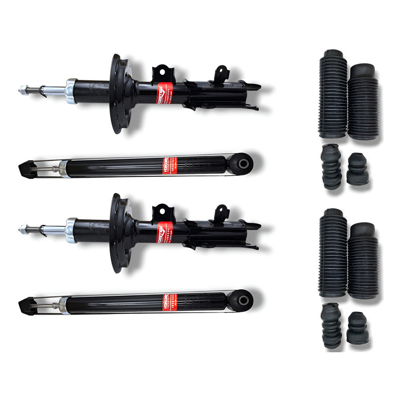 Kit Amortiguadores Del, Tras, Con Gomas Grand I-10 15-22