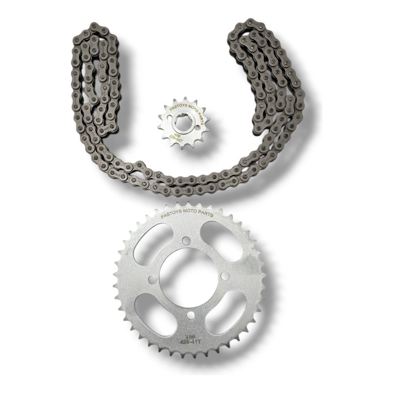 Kit De Arrastre Reforzado Italika  Rc150 Rc200 Spitfire Cromado