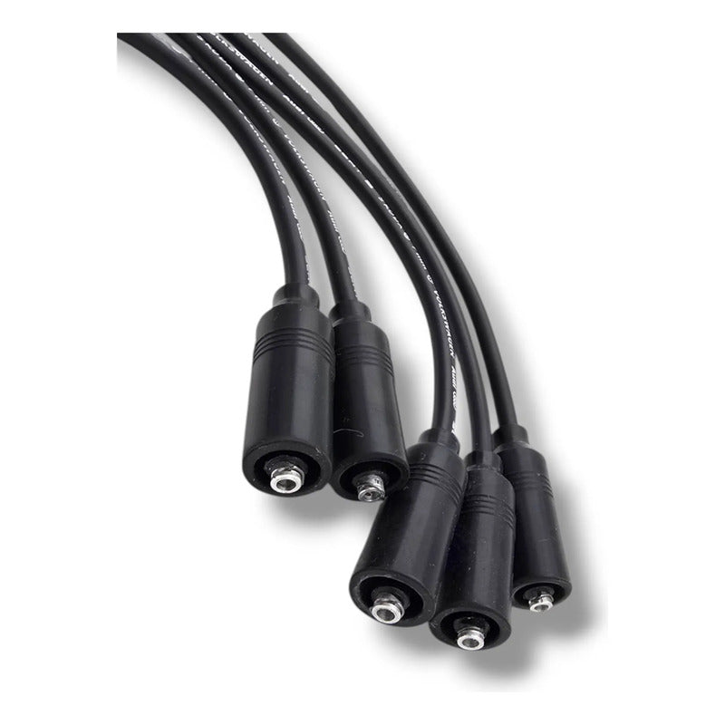 Cables De Bujias Vw Pointer 1998-2004 1.8 Lts Originales Negro