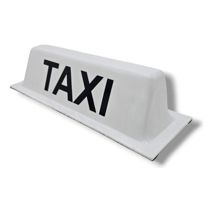 Kit Del Taxista, Letrero, Marimba, Mechudo Y Copete Taxi Azul