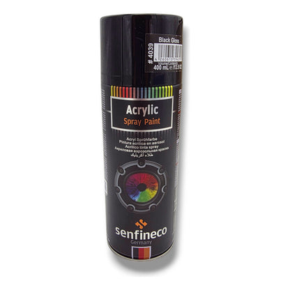 Pack 12 Pzs Pintura Negra Spray Negro Brillante Elite Negro Brillante
