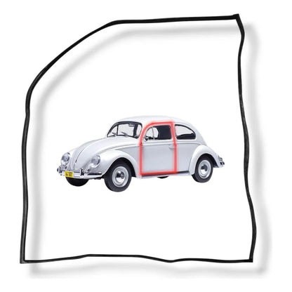 Empaque Hule Puerta Izquierda Vw Sedan Vocho Original Brazil
