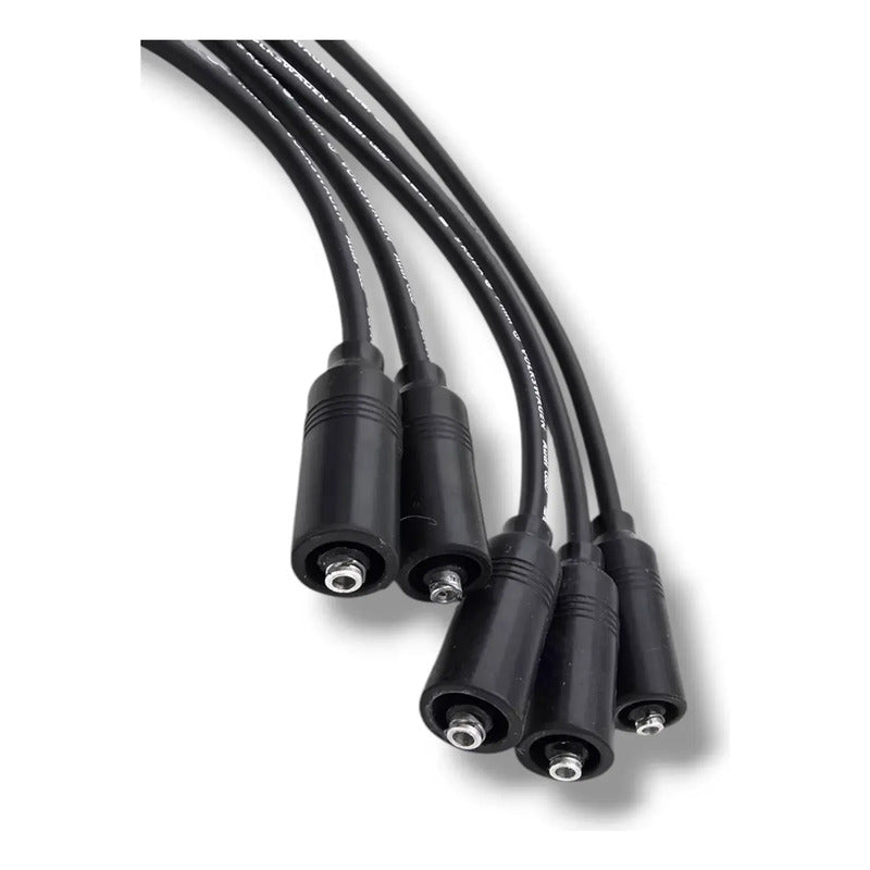 Cables De Bujias Vw Pointer 1998-2004 1.8 Lts Originales Negro