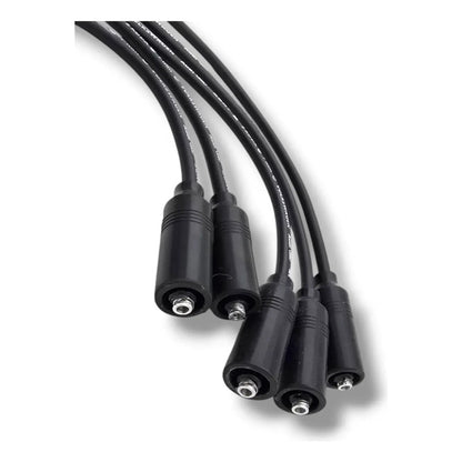 Cables De Bujias Vw Pointer 1998-2004 1.8 Lts Originales Negro
