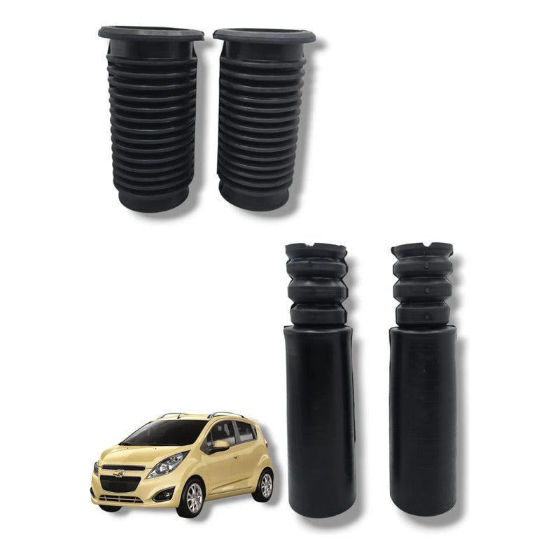 Topes De Rebote Y Cubrepolvos Chevrolet Spark Beat Original