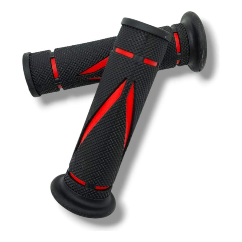 Puños Moto Universales Para Italika Premium Rojo