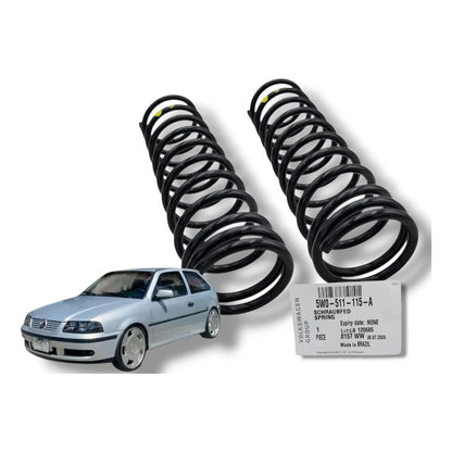 Par Resortes Traseros Original Vw Pointer 2004-2009