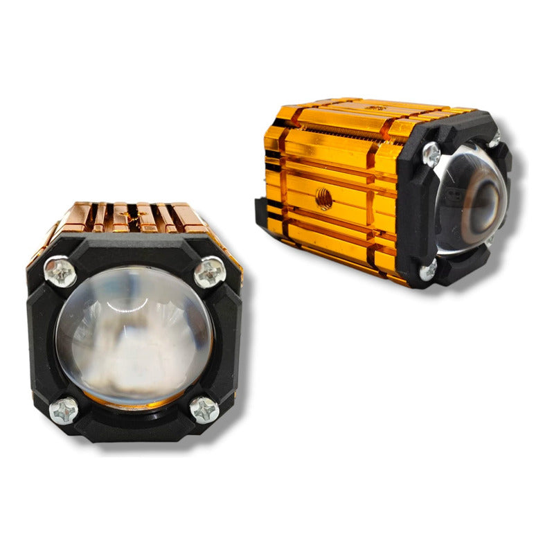 Faro Lente Optico, Luz Alta/ Baja Blanca 12v Premium Blanco